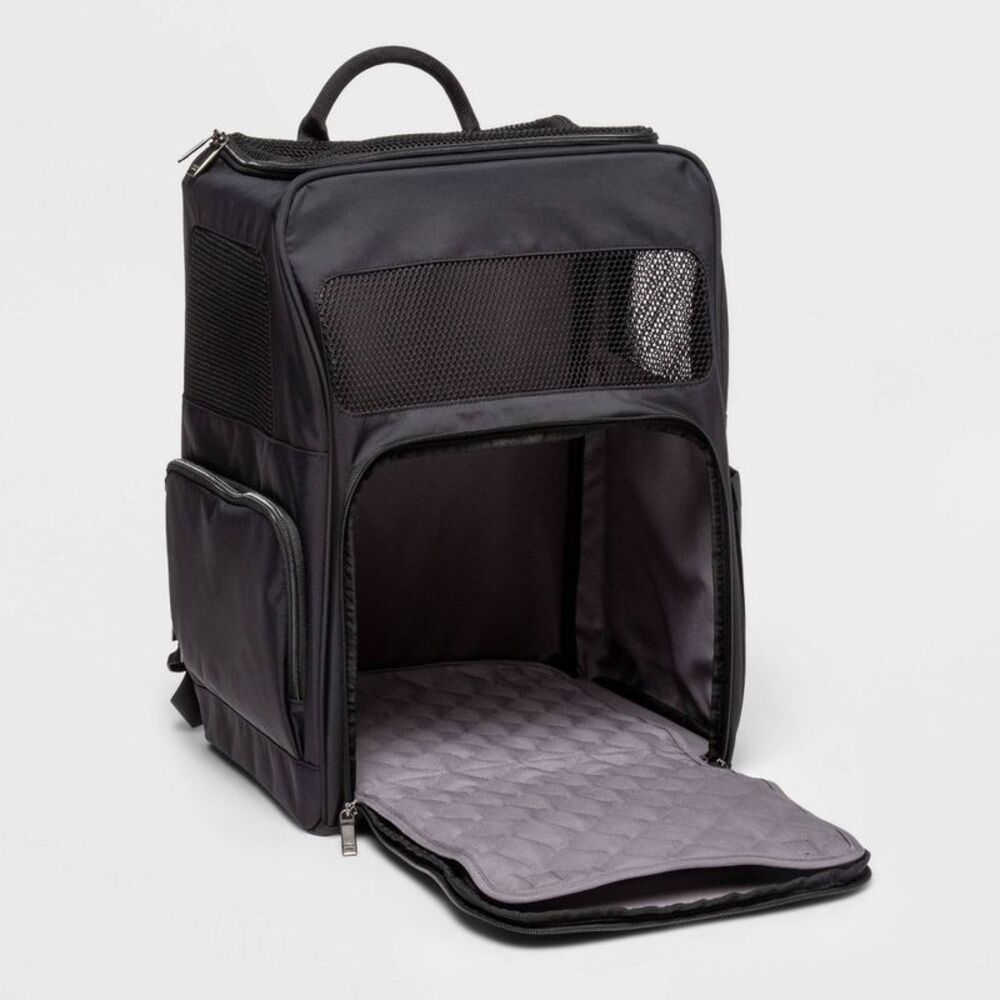 Open Story - Signature Pet Dog Carrier Backpack Black - Open St Black - Picture 3 of 4